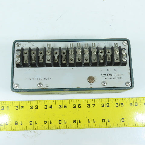 Airpax Electronics 075-130-0017 Controller 117VAC 50-400HZ
