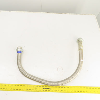 Bridgestone Flowtech 25A 1" NPT Braided Flexible Hydraulic Hose 43" OAL