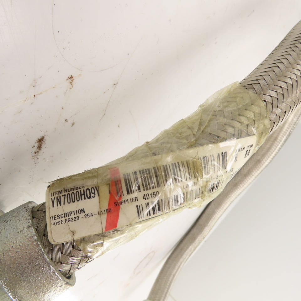 Bridgestone Flowtech 25A 1" NPT Braided Flexible Hydraulic Hose 43" OAL