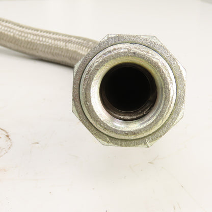 Bridgestone Flowtech 25A 1" NPT Braided Flexible Hydraulic Hose 43" OAL