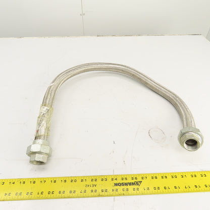 Bridgestone Flowtech 25A 1" NPT Braided Flexible Hydraulic Hose 43" OAL