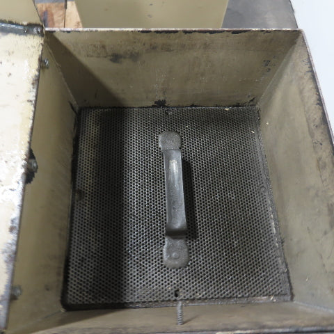 12" x 12" Top Fill Hopper W/ Hydraulic Open/Close Valve Lot Of 3