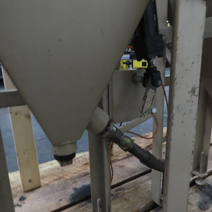 12" x 12" Top Fill Hopper W/ Hydraulic Open/Close Valve Lot Of 3