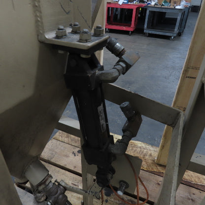12" x 12" Top Fill Hopper W/ Hydraulic Open/Close Valve Lot Of 3