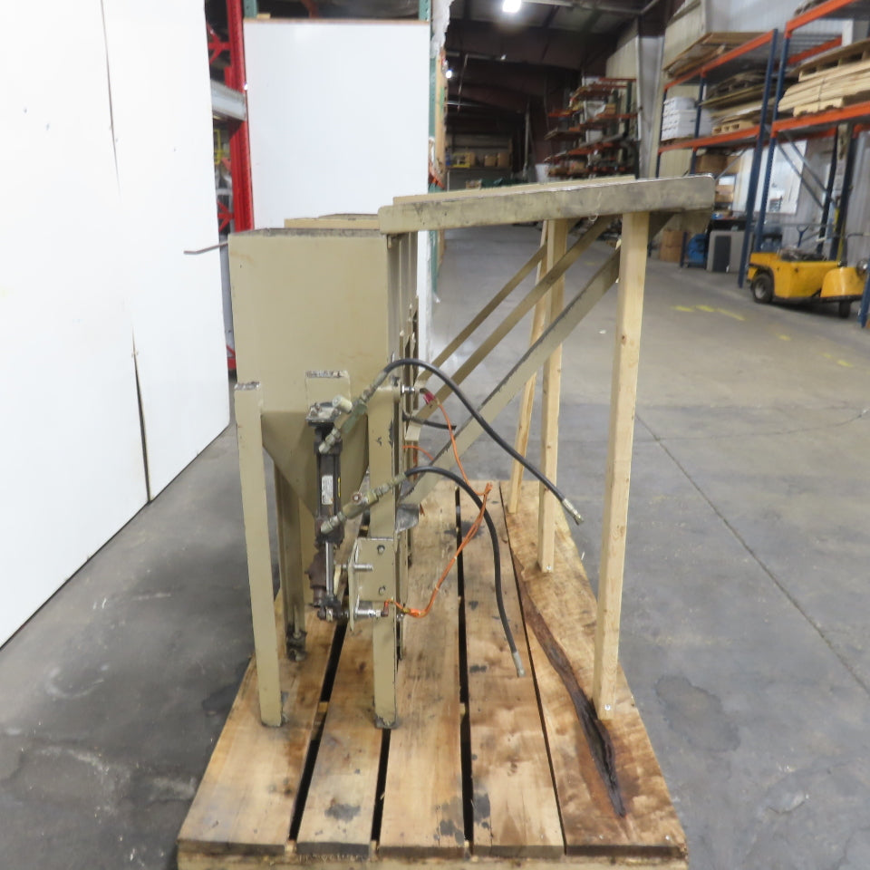12" x 12" Top Fill Hopper W/ Hydraulic Open/Close Valve Lot Of 3