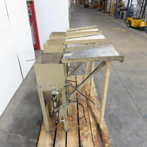 12" x 12" Top Fill Hopper W/ Hydraulic Open/Close Valve Lot Of 3