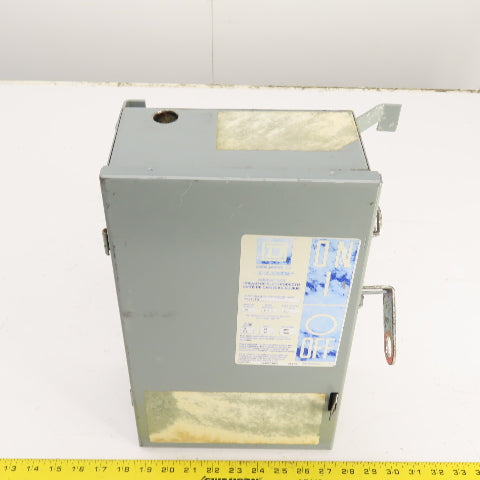 Square D PQ3603G I-Line Fusible Busway Plug Switch Unit 30A 3P 3W 600V