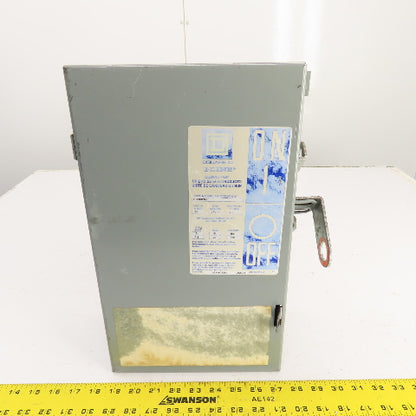 Square D PQ3603G I-Line Fusible Busway Plug Switch Unit 30A 3P 3W 600V