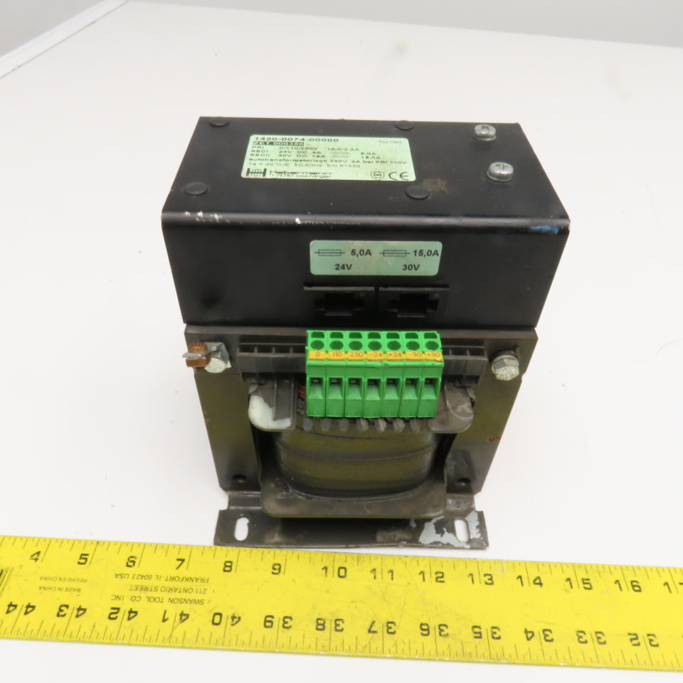 Habermann 1420-0074-0000 110-230V AC Primary 20/30V DC Rectifier Transformer