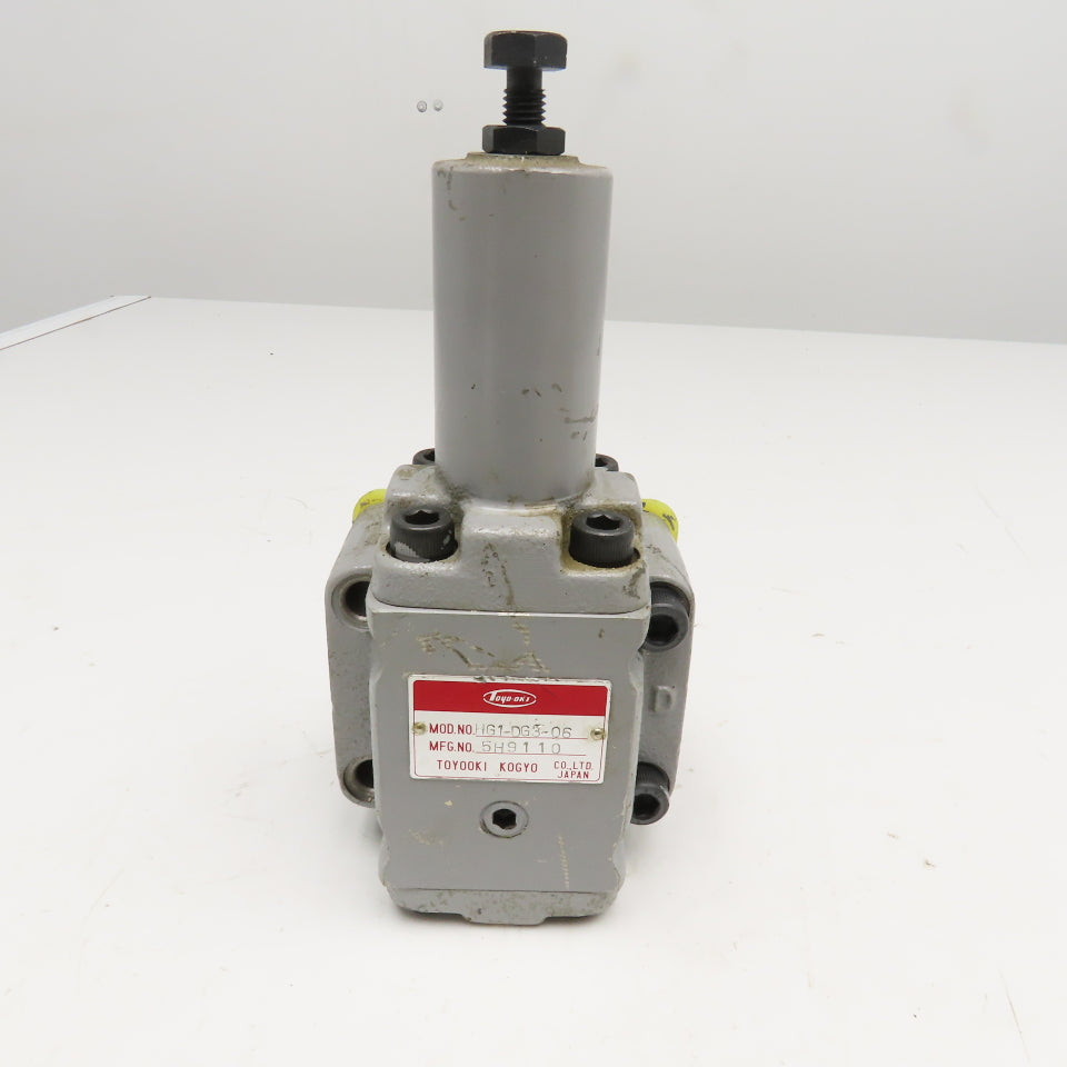 Toyooki Kogyo HG1-DG3-06 Pressure Reducing Hydraulic Valve