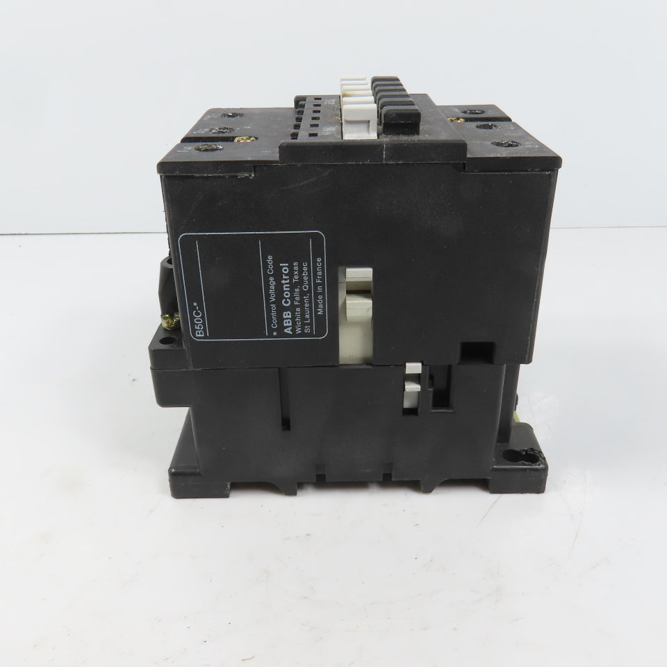 ABB B50 40HP 65A 600V 3-Pole Power Contactor 120V Coil