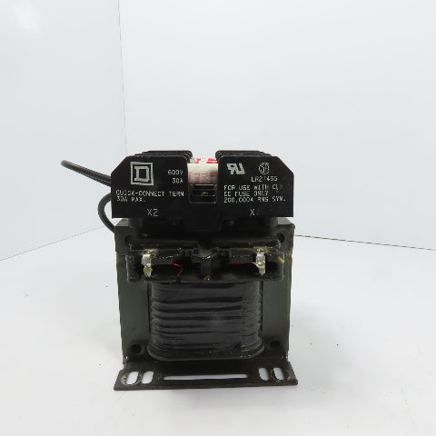 Square D KF100D3 0.100kVA Fusible Control Transformer Pri 208V Sec 120V 1PH