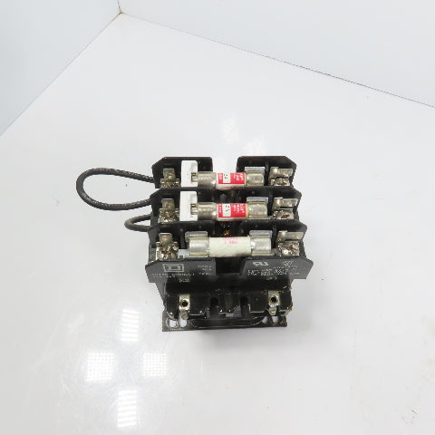 Square D KF100D3 0.100kVA Fusible Control Transformer Pri 208V Sec 120V 1PH