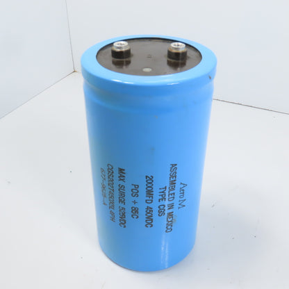 Aero M CGS202T450X5L4PH Type CGS 2000MFD 450VDC Capacitor Max 525VDC
