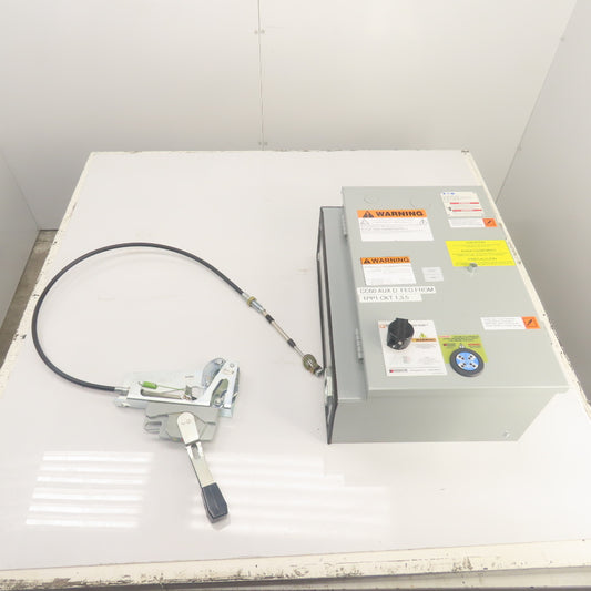Eaton DEM362FDJA-00VT 60A 600V Fusible OEM OLI Line Isolation Switch&Flex Shaft