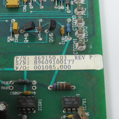Robicon 469150.03 Rev P Gate Driver Board For AC Motor Drive