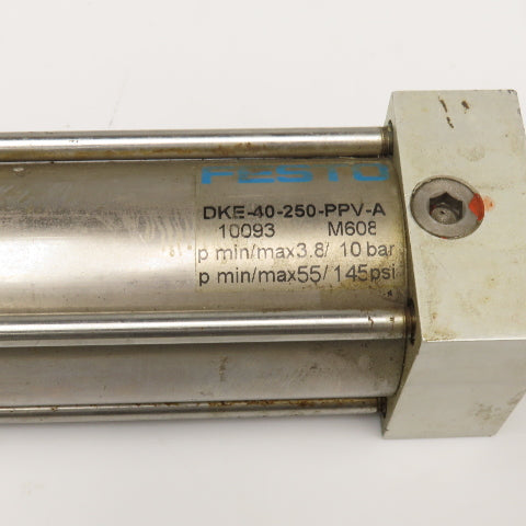 Festo DKE-40-250-PPV-A 40mm Bore 250mm Stroke Clamping Rod Lock Air Cylinder