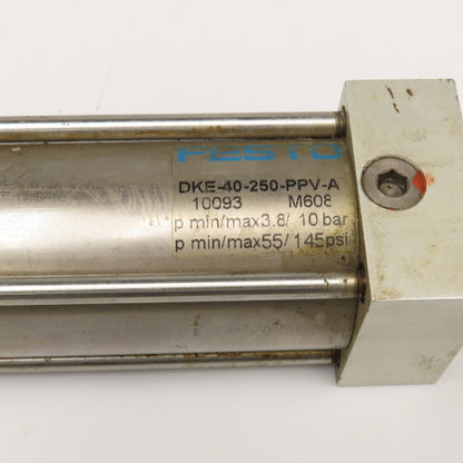 Festo DKE-40-250-PPV-A 40mm Bore 250mm Stroke Clamping Rod Lock Air Cylinder