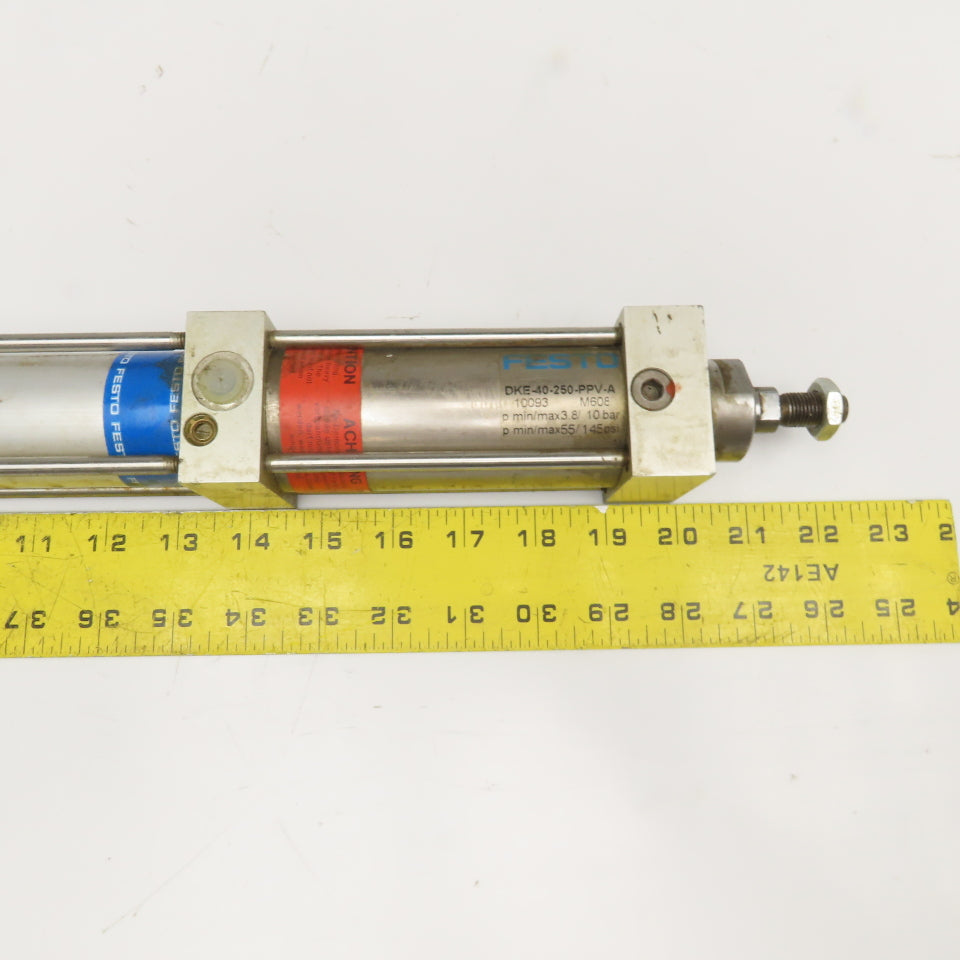 Festo DKE-40-250-PPV-A 40mm Bore 250mm Stroke Clamping Rod Lock Air Cylinder