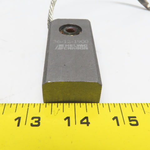 Helwig 36-12-1900 Carbon Electric Motor Brush 2.7"L x 1.25"W x 0.75"T Lot of 5
