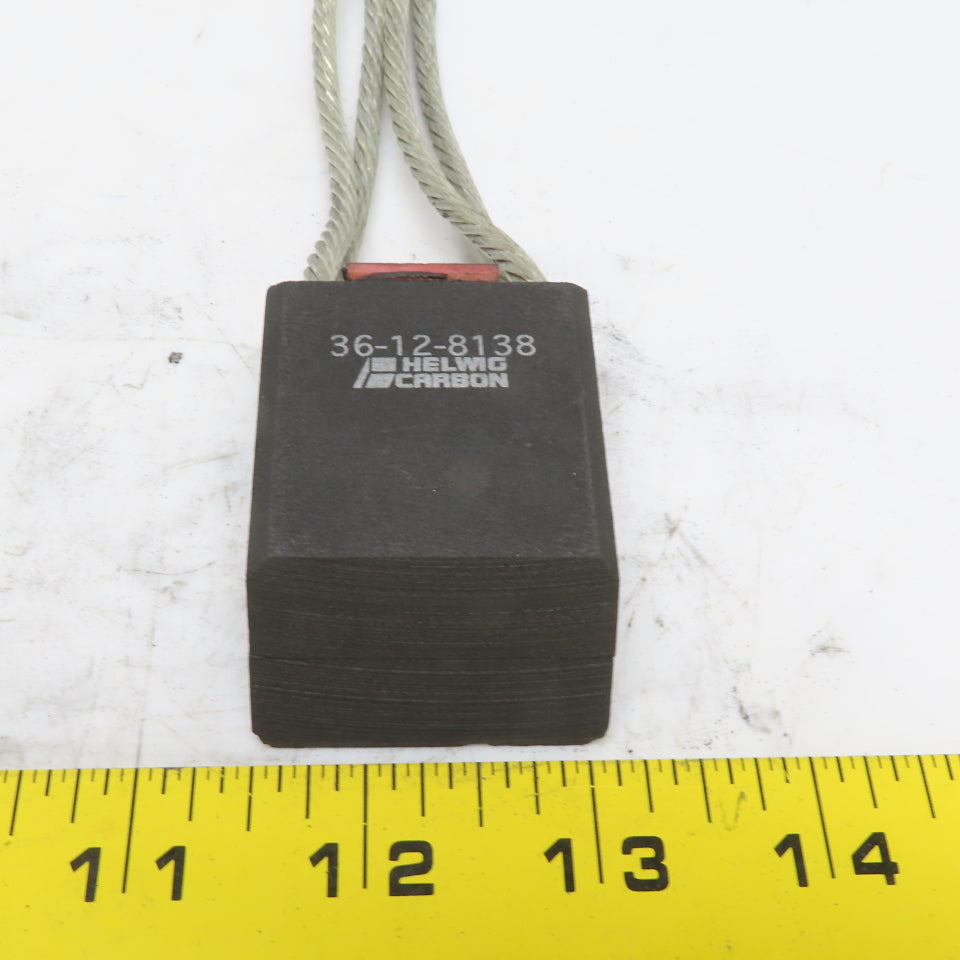 Helwig 36-12-38-12-8138 Carbon Electric Motor Brush 2.500L x 1.625"W x 0.875"T