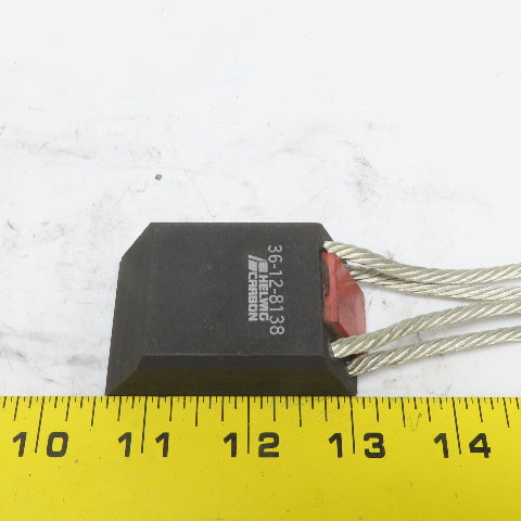 Helwig 36-12-38-12-8138 Carbon Electric Motor Brush 2.500L x 1.625"W x 0.875"T