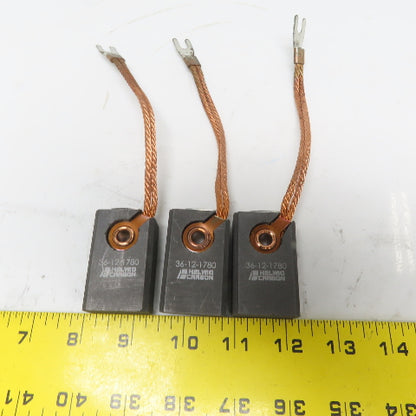 Helwig 36-12-38-12-1780 Carbon Electric Motor Brush 2"Lx1.250"Wx0.750"T Lot of 3