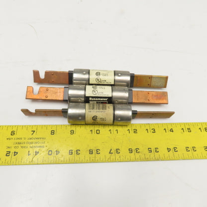 Bussmann FRS-R90 Fusetron 90A 600V Time Delay Class RK5 Fuse Lot Of 3