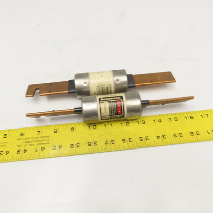 Bussmann FRS-R-175 Fusetron 175A 600V Time Delay Class RK5 Fuse Lot Of 2