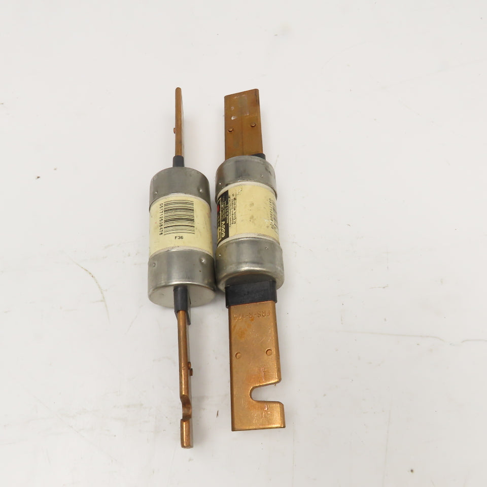 Bussmann FRS-R-175 Fusetron 175A 600V Time Delay Class RK5 Fuse Lot Of 2