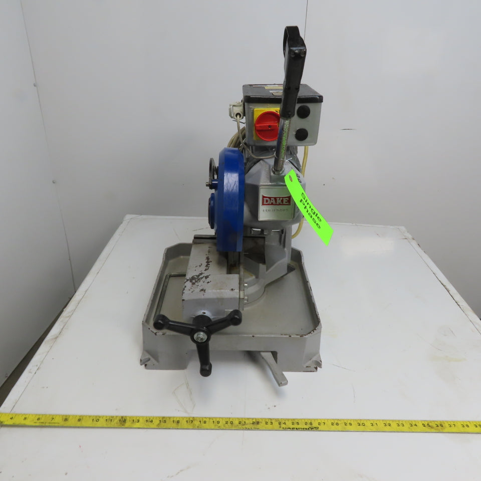 Drake Thomas 250 CUT Manual 10" Cold Cut Saw 120V Single Phase W/Coolant Pump