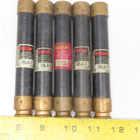 Bussmann FRS-R-12 Fusetron 12A 600V Time Delay Class RK5 Fuse Lot Of 5
