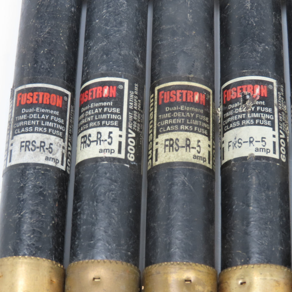 Bussmann FRS-R-5 5A 600V Time Delay Class RK5 Fuse Lot Of 12