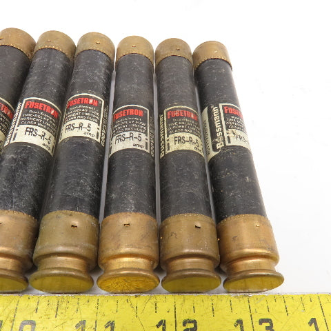 Bussmann FRS-R-5 5A 600V Time Delay Class RK5 Fuse Lot Of 12