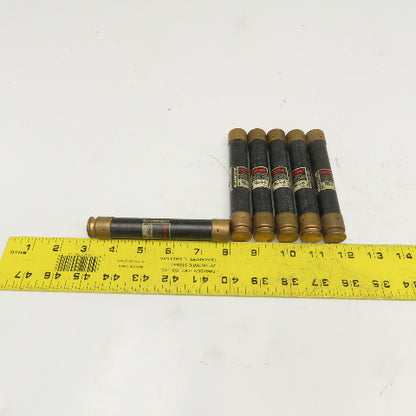 Bussmann FRS-R-15 15A 600V Time Delay Class RK5 Fuse Lot Of 6