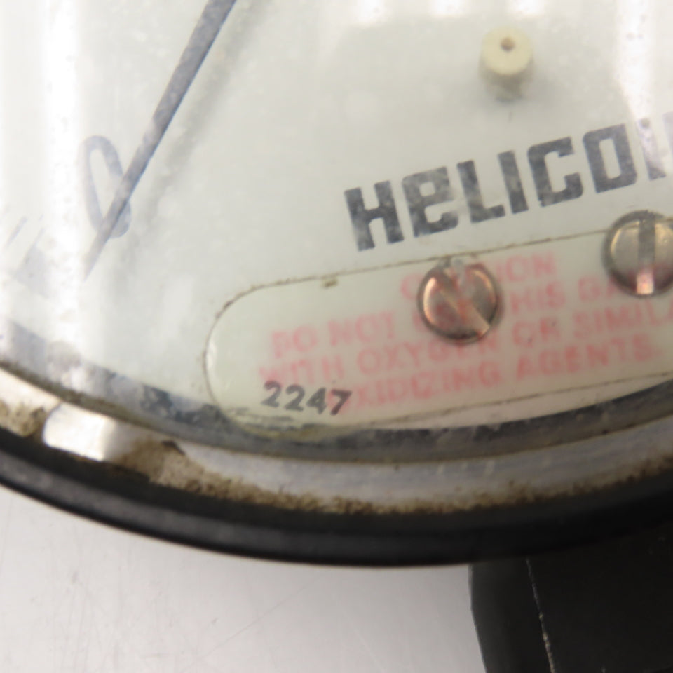 Helicoid 2247 5" Dial Pressure Gauge 0-1500PSI Steel Body With Pointer Set