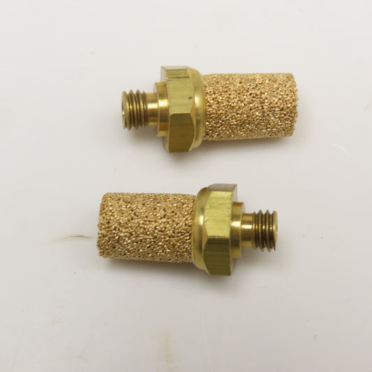 10-32 Sintered Bronze Breather Vent Lot Of 2