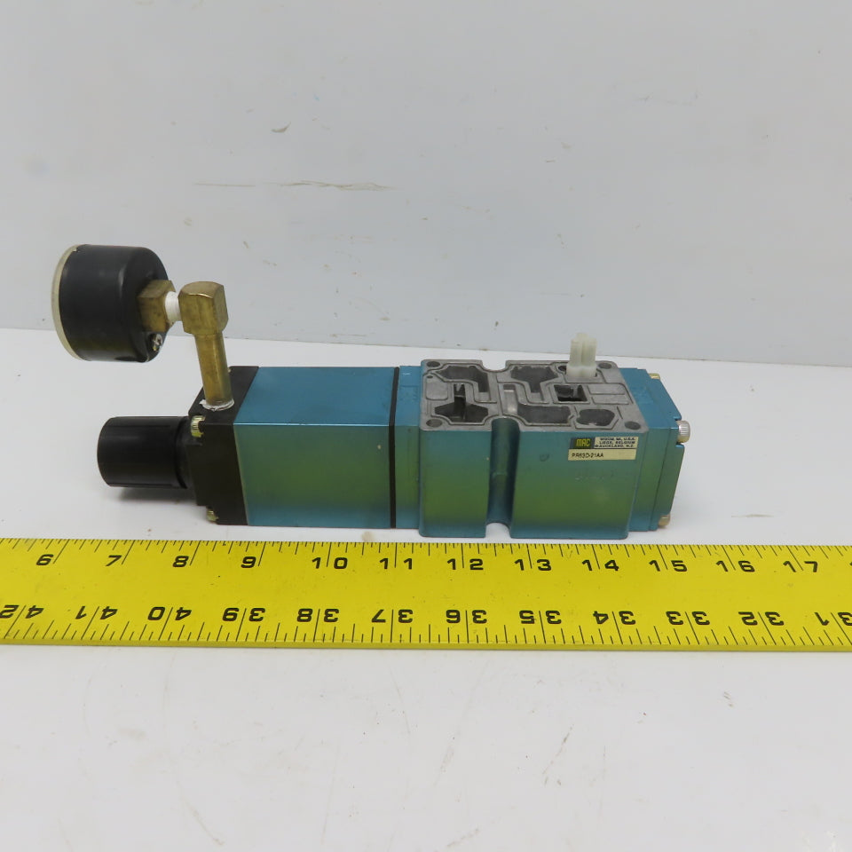 MAC Valves PR63D-21AA Pneumatic Pressure Regulator Valve 0 to 120 PSI