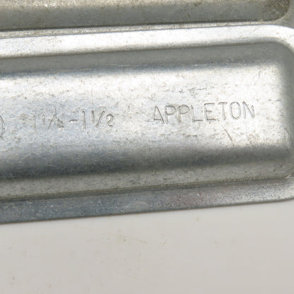 Appleton 1-1/4" To 1-1/2" Cover Plate Condulet Conduit Body LB Lot Of 3