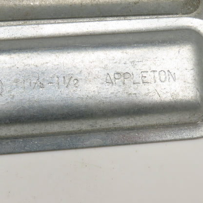 Appleton 1-1/4" To 1-1/2" Cover Plate Condulet Conduit Body LB Lot Of 3