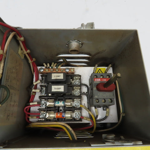 Daykin MDGTA-05 480V Pri 120V Sec. 1Ph Transformer Disconnect 1000VA