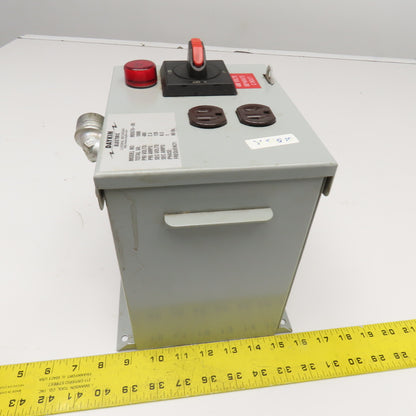Daykin MDGTA-05 480V Pri 120V Sec. 1Ph Transformer Disconnect 1000VA