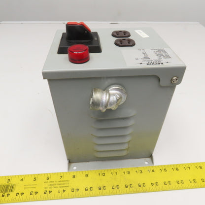 Daykin MDGTA-05 480V Pri 120V Sec. 1Ph Transformer Disconnect 1000VA