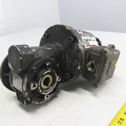 Isgev AES 63 B 4 60:1 Ratio 0.18/0.22kW Gear Reducer 22/26RPM Out 230/460V 3PH