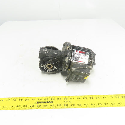 Isgev AES 63 B 4 60:1 Ratio 0.18/0.22kW Gear Reducer 22/26RPM Out 230/460V 3PH