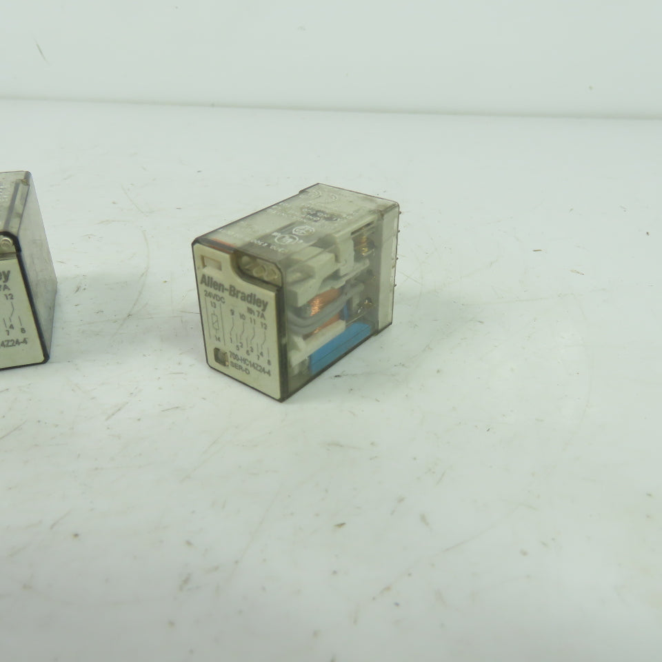 Allen Bradley 700-HC14Z24-4 Ser D Relay 24VDC Ith 7A Lot Of 5