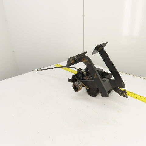 Nissan 2-Pedal Foot Brake Controls Assembly From A MGU1E2A25LV Forklift
