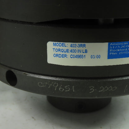 American Autogard 402-3RR Torque Limiter 400IN LB