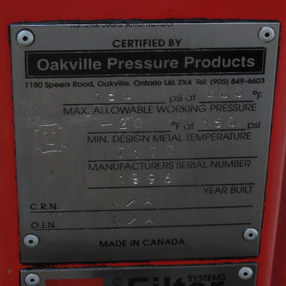 Oakville 6-Bag Liquid Bag Filter Treatment Vessel System 150PSI At 400°F