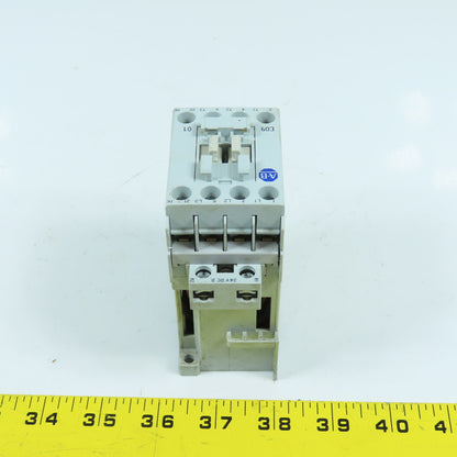 Allen Bradley 100-C09D*01 Ser A 9A 5HP 600VAC IEC C09 Contactor 24VDC Coil